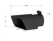 Load image into Gallery viewer, Exhaust Tip Rectangle Angled Cut Fits 3 Inch Systems Passenger Side MBRP