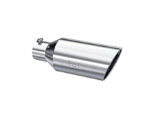 Load image into Gallery viewer, Exhaust Tail Pipe Tip 7 Inch O.D. Rolled End 4 Inch Inlet 18 Inch Length T304 Stainless Steel MBRP