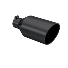 Cargar imagen en el visor de la galería, Exhaust Tip 8 Inch O.D. Rolled End 4 Inch Inlet 18 Inch Length Black Finish MBRP