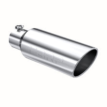 Cargar imagen en el visor de la galería, Exhaust Tip 6 Inch O.D. Rolled End 4 Inch Inlet 18 Inch Length T304 Stainless Steel MBRP