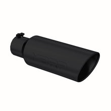Cargar imagen en el visor de la galería, Exhaust Tip 6 Inch O.D. Rolled End 4 Inch Inlet 18 Inch Length Black Finish MBRP