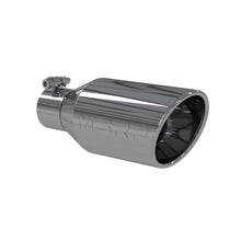 Load image into Gallery viewer, Exhaust Tip 4 1/2 Inch O.D. Single Wall Angle Rolled End 2.5 Inch Inlet 11 Inch Length T304 Stainless Steel MBRP