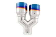Load image into Gallery viewer, T304 Stainless Steel Burnt End Tip 2.5 Inch ID Dual 3.5 Inch OD Out 9.5 Inch Length Single Wall MBRP