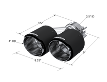 Load image into Gallery viewer, Carbon Fiber Tip 2.5 Inch ID Dual 4 Inch OD Out 9.50 Inch Length Dual Wall MBRP