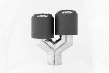 Load image into Gallery viewer, Carbon Fiber Tip 2.5 Inch ID Dual 4 Inch OD Out 9.50 Inch Length Dual Wall MBRP