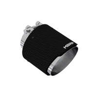 Load image into Gallery viewer, Carbon Fiber Tip 3 inch ID 5 inch OD Out 6.13 inch Length Angle Cut Dual Wall MBRP