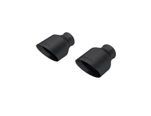 Cargar imagen en el visor de la galería, 2015-Up Dodge Durango/Charger Black-Coated Tips 5 Inch OD Out, Angle Cut, Sold In Pairs MBRP