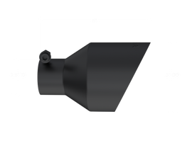 Universal Black Tip, 2.5-Inch ID, 5-Inch OD Angle Cut Dual Wall MBRP