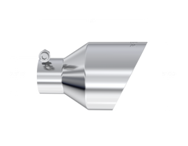 Universal Mirror Polished Tip, 2.5-Inch ID, 5-Inch OD Angle Cut Dual Wall MBRP