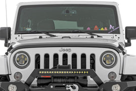 Trail Cladding Hood Protector Jeep Wrangler JK/Wrangler Unlimited (07-18) Rough Country