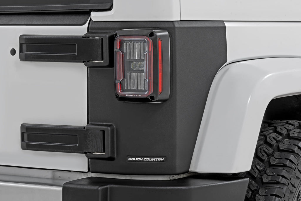 Trail Cladding Rear Corners Jeep Wrangler JK/Wrangler Unlimited (07-18) Rough Country