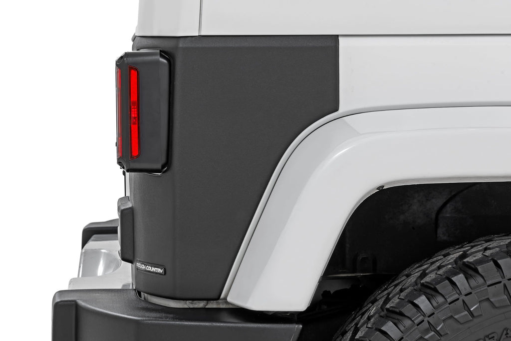 Trail Cladding Rear Corners Jeep Wrangler JK/Wrangler Unlimited (07-18) Rough Country