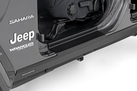 Trail Cladding Rocker Sill Plates Jeep Wrangler Unlimited 4WD (2018-2026) Rough Country