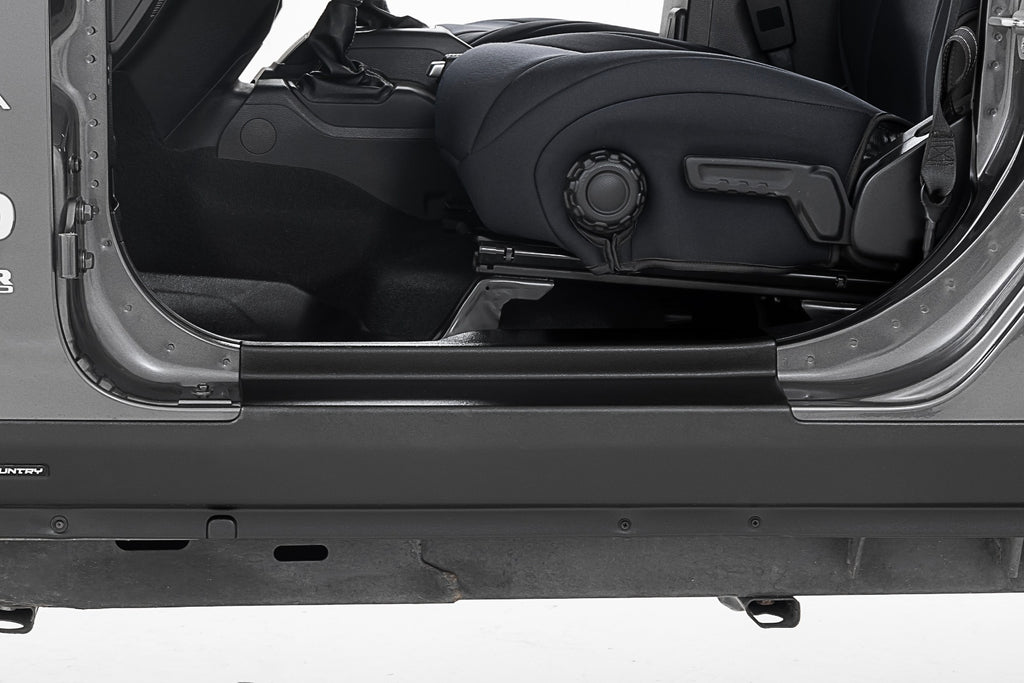 Trail Cladding Rocker Sill Plates Jeep Wrangler Unlimited 4WD (2018-2026) Rough Country