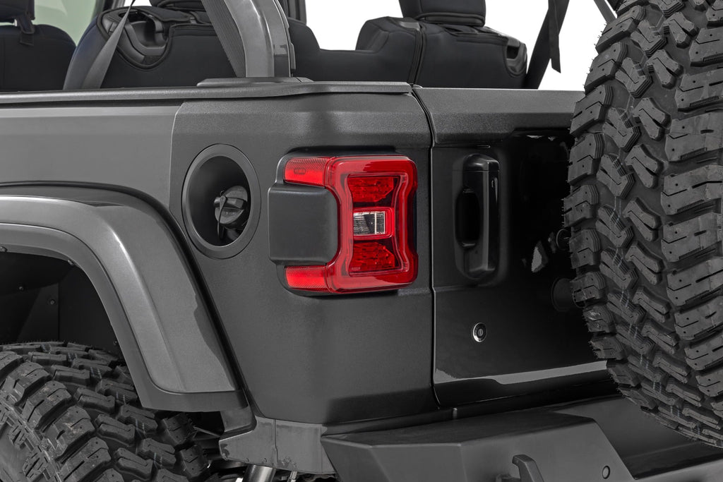 Trail Cladding Rear Corners Jeep Wrangler JL/Wrangler Unlimited (18-26) Rough Country