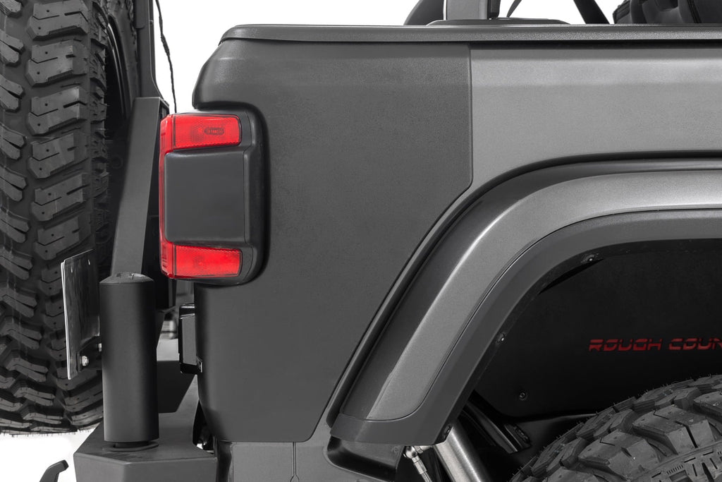 Trail Cladding Rear Corners Jeep Wrangler JL/Wrangler Unlimited (18-26) Rough Country