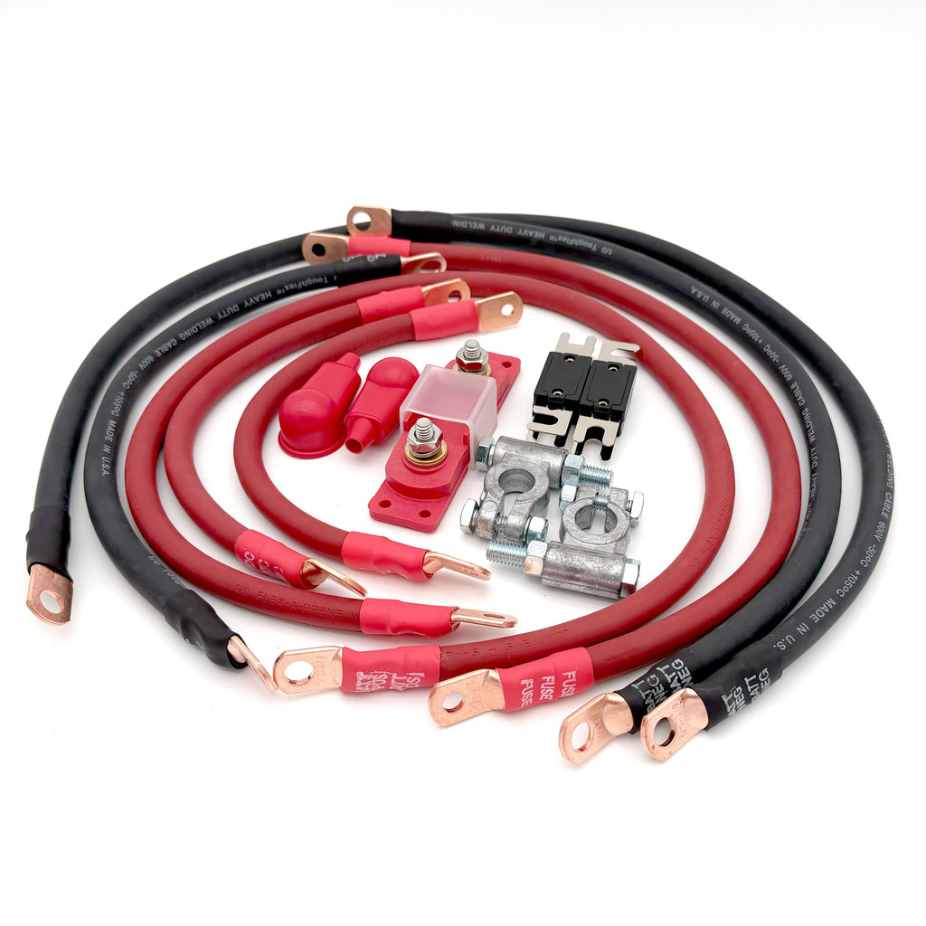 Big 7 Battery Cable Kit 1997 - 2006 Jeep Wrangler TJ / LJ