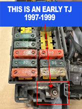 Load image into Gallery viewer, Big 7 Battery Cable Kit 1997 - 2006 Jeep Wrangler TJ / LJ