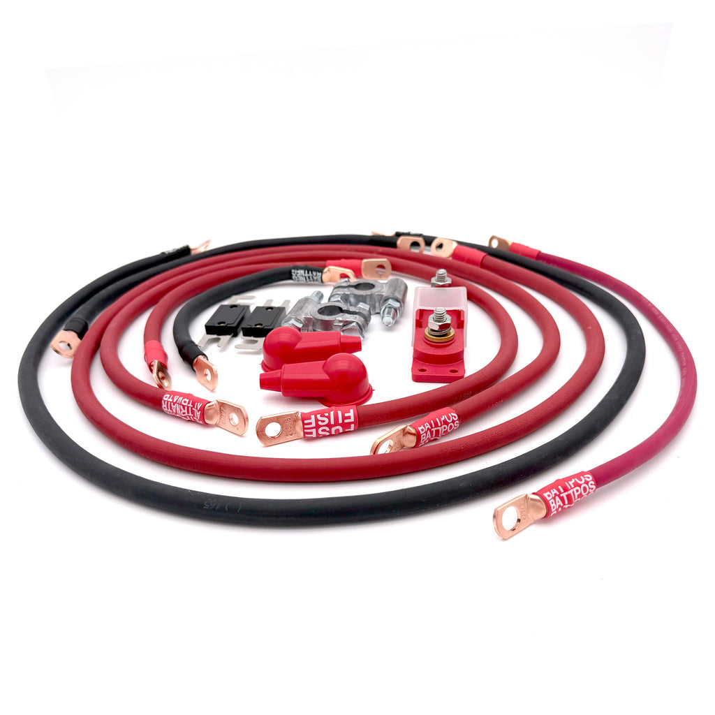 Big 7 Battery Cable Kit Gen 1 - 1995 - 2004 Toyota Tacoma