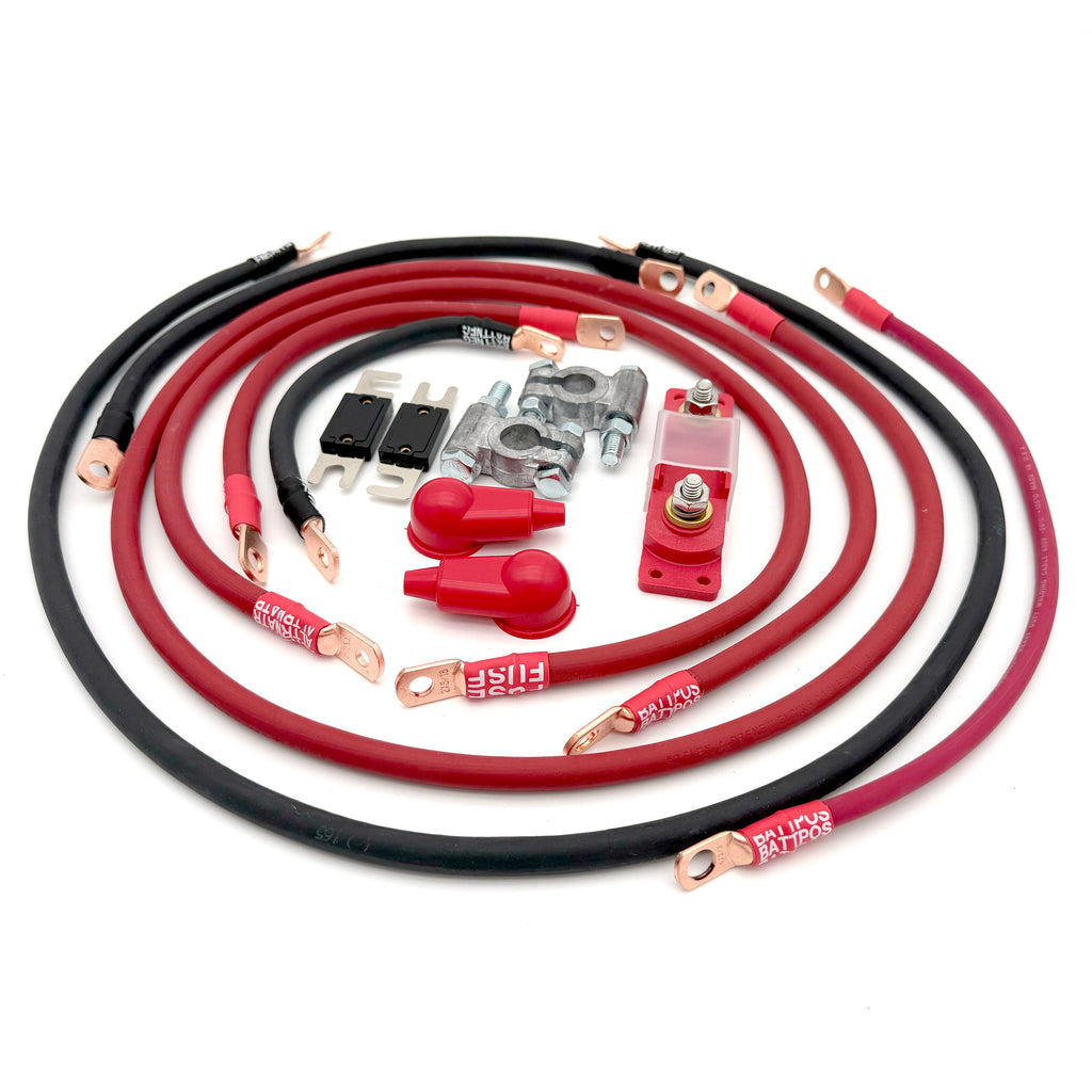 Big 7 Battery Cable Kit Gen 1 - 1995 - 2004 Toyota Tacoma