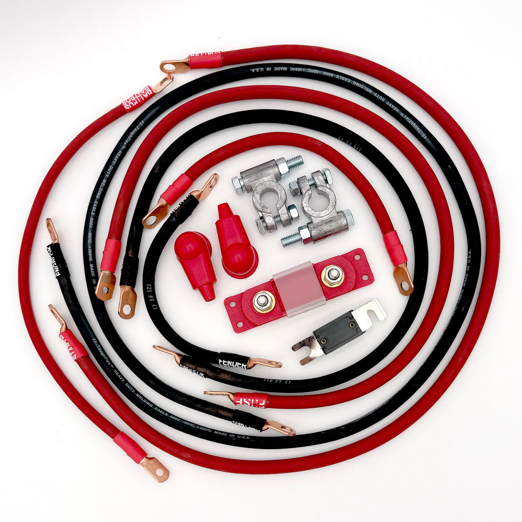 Big 7 Battery Cable Kit Gen 2 - 2005 - 2015 Toyota Tacoma