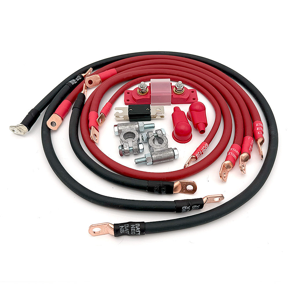 Big 7 Battery Cable Kit FZJ80 - 1993 - 1997 Toyota Land Cruiser & 96 - 97 Lexus LX450