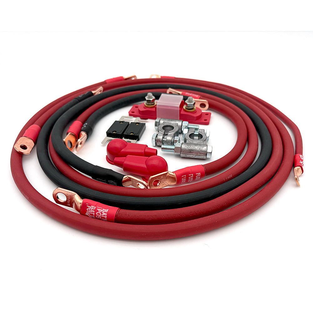 Big 7 Battery Cable Kit Gen 1 - 2001 - 2007 Toyota Sequoia
