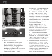 Load image into Gallery viewer, Fox Performance Series 2.0 Snap Ring Coilover IFP Shock (Spring Not incl) | 985-62-001 | Toyota 4Runner / FJ Cruiser &amp; Lexus GX460