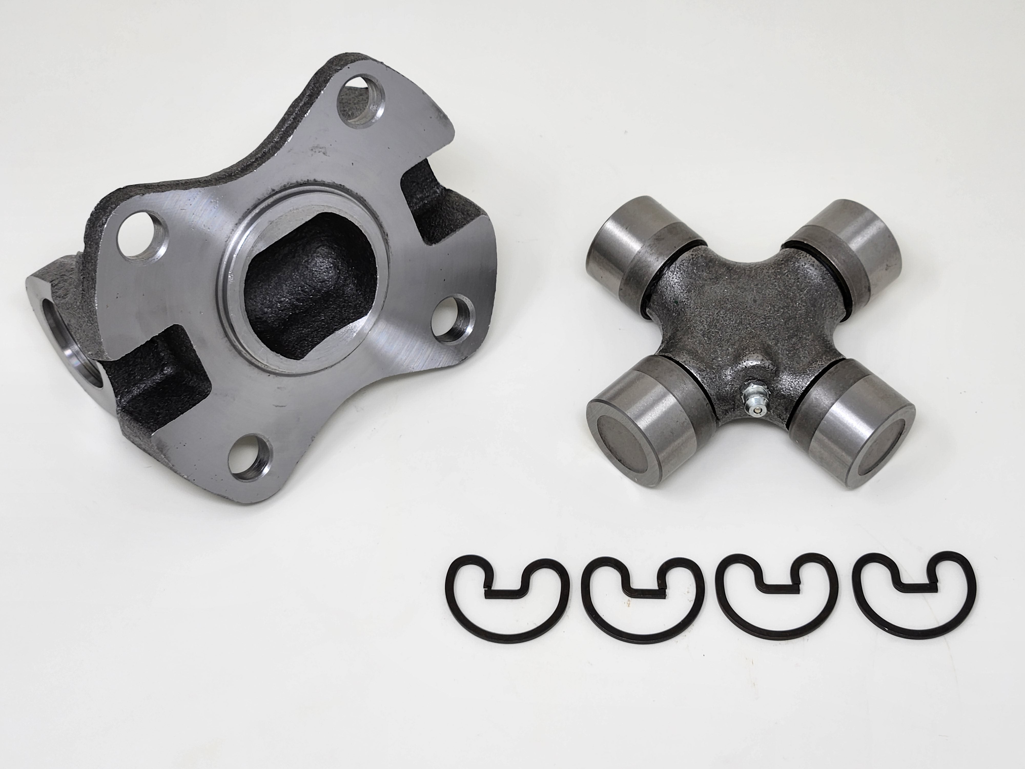 Rear Driveshaft Flange & Universal Joint Combo Kit | 1330 Series U-Joint | 66mm x 66mm Bolt Pattern | 2005 - 2015 Toyota Tacoma