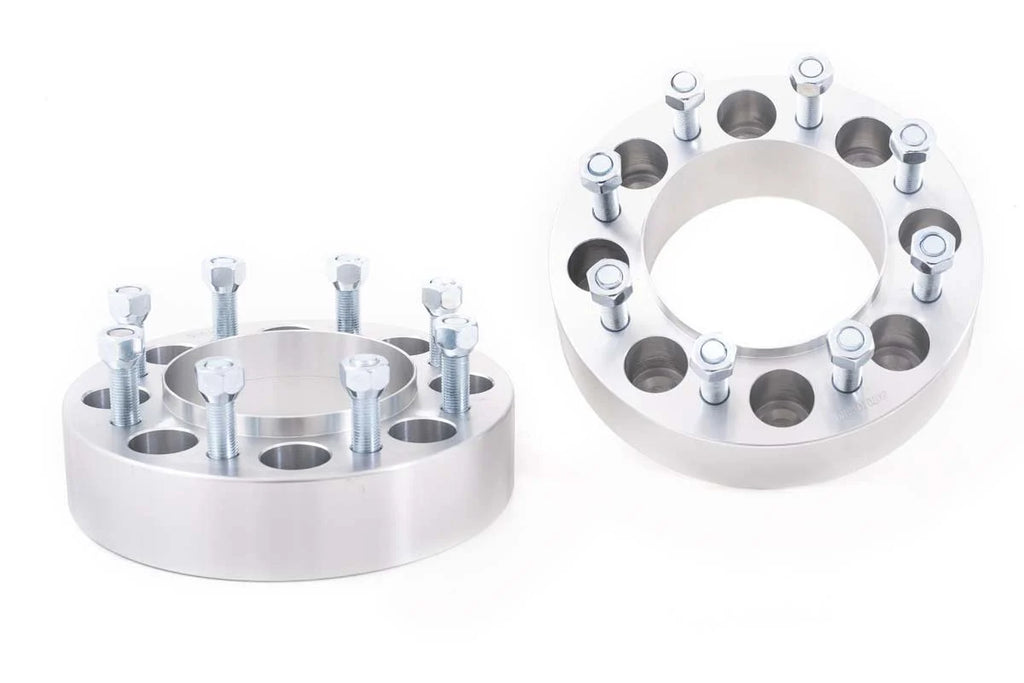8x170 Hubcentric Wheel Spacers | 2.0 in. Thick | 14mmx1.5 Studs | 03-05 Ford Excursion & 03-26 Ford Superduty F250 / F350