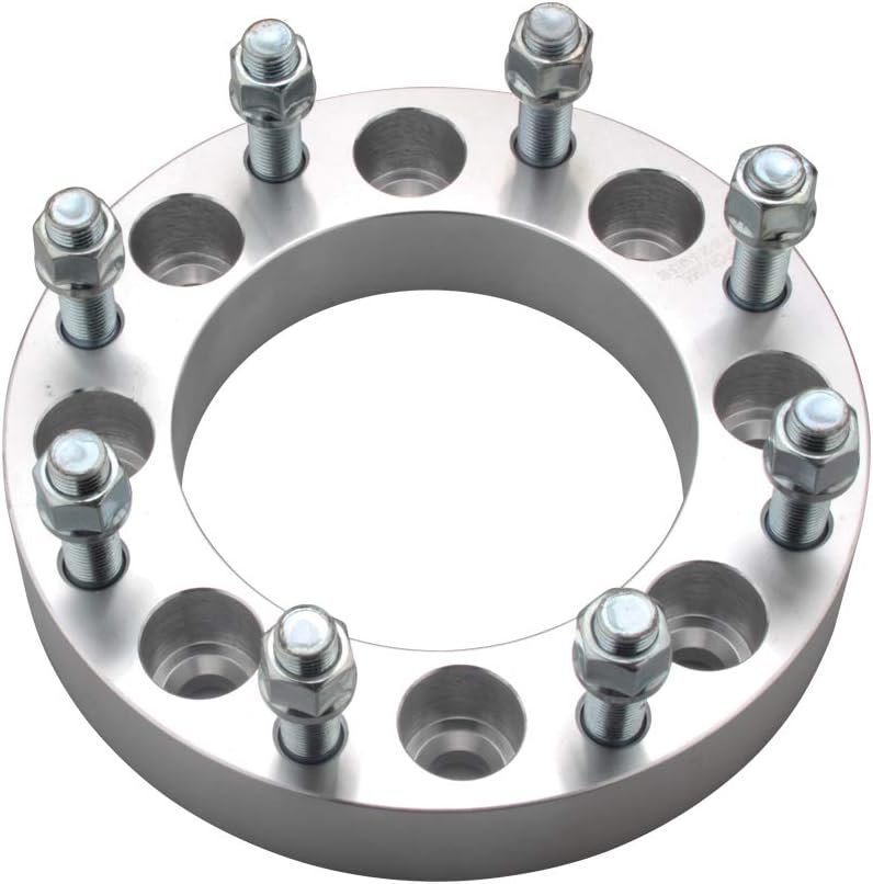 Wheel Spacer Kit 8x180 Bolt Pattern | 1.5" Thick | 14mm x 1.5 wheel studs | 2011 - 2024 GMC Sierra & Chevrolet Silverado 2500HD 3500HD
