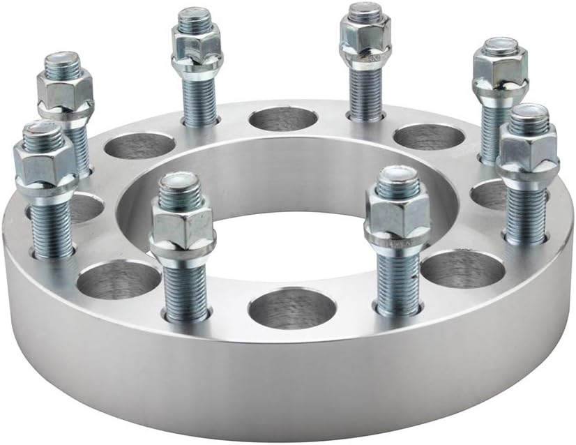 Wheel Spacer Kit 8x180 Bolt Pattern | 1.5" Thick | 14mm x 1.5 wheel studs | 2011 - 2024 GMC Sierra & Chevrolet Silverado 2500HD 3500HD