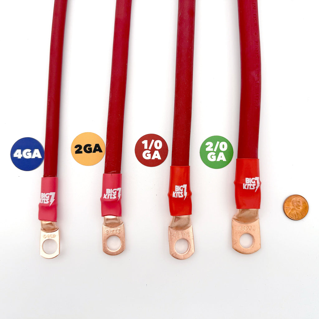 Big 7 Battery Cable Kit 1987 - 1995 Jeep Wrangler YJ