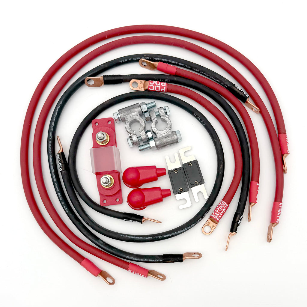 Big 7 Battery Cable Kit 1987 - 1995 Jeep Wrangler YJ