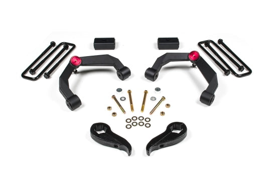 11-19 Silverado/Sierra 2500HD/3500HD 3 Inch UCA Lift Kit With Overloads No Shocks Zone Offroad
