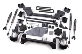 99 K1500 00-06 Silverado/Sierra 1500 6 Inch Lift Kit Fox Adventure Shocks Zone Offroad