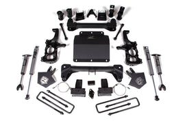 20-24 Silverado/Sierra 2500/3500 HD 5 Inch Lift Kit Without Overload Lift Kit Fox Adventure Shocks Zone Offroad
