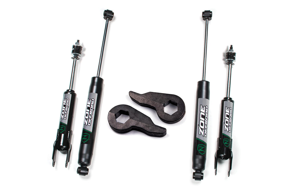99-06 Chevy/GMC 1500 2 Inch Torsion Bar Key Kit With Nitro Shocks Zone Offroad