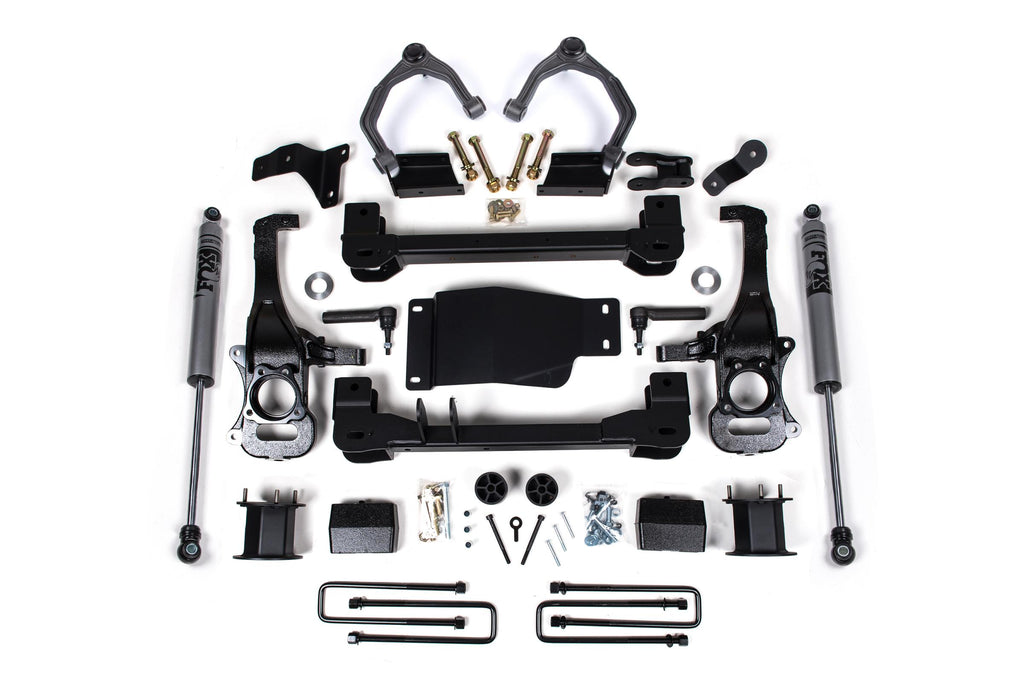 19-24 Silverado/Sierra 1500 4 Inch Lift Kit With Fox Adventure Shocks Zone Offroad