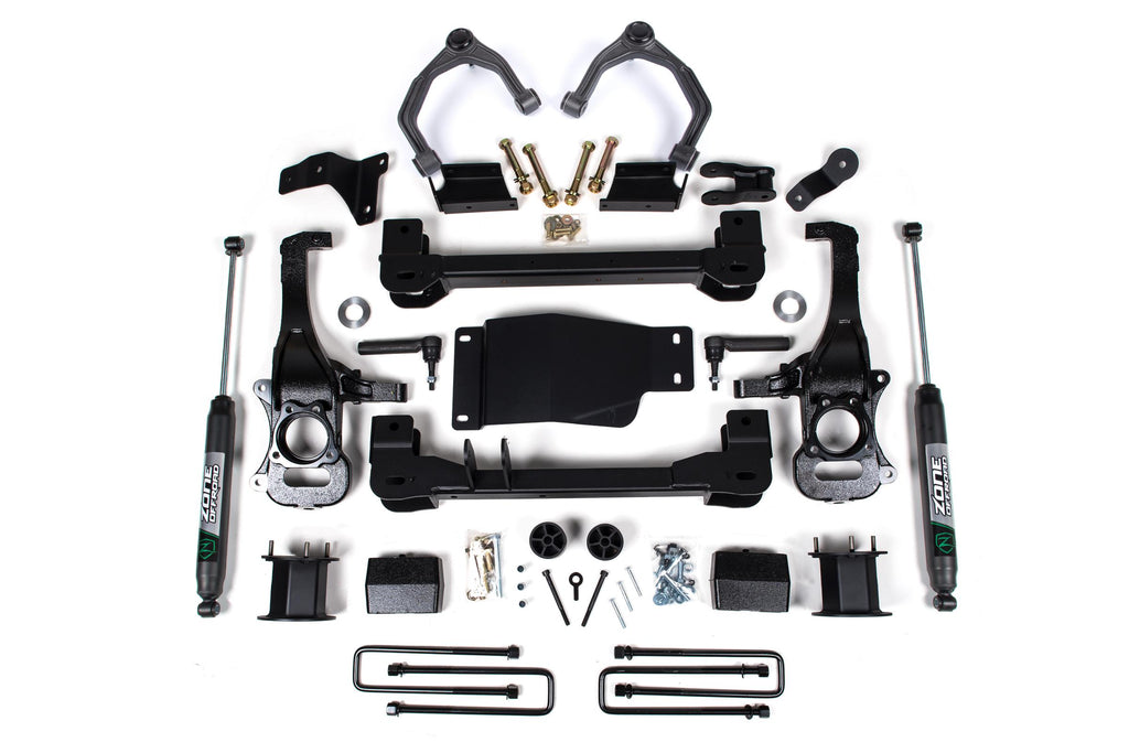 19-24 Silverado/Sierra 1500 4 Inch Lift Kit With Nitro Shocks Zone Offroad