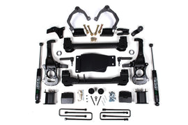 19-24 Silverado/Sierra 1500 4WD 6 Inch Lift Kit Fox Adventure Shocks Zone Offroad