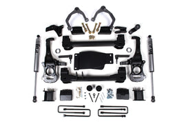 19-24 Chevy/GM Trail Boss / AT4 1500 4WD 4 Inch Lift Kit With FOX Shocks Zone Offroad
