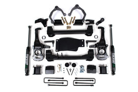 19-24 Chevy/GM Trail Boss / AT4 1500 4WD 4 Inch Lift Kit With Nitro Shocs Zone Offroad