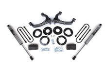 Load image into Gallery viewer, 1.75 Inch Suspension Lift Kit For 25-Up Silverado/Sierra 1500 4WD 1 Inch Rear Block Spacer Front Fox 2.0 Adventure Series Rear Shock Zone Offroad