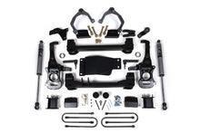 Load image into Gallery viewer, 4 Inch Lift Kit For 25-Up Silverado/Sierra 1500 4WD 3 Inch Rear Block Spacer Front Fox 2.0 ADV Series Rear Shock Zone Offroad