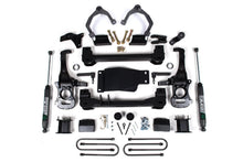 Load image into Gallery viewer, 4 Inch Lift Kit For 25-Up Silverado/Sierra 1500 4WD 3 Inch Rear Block Spacer Front Nitro Series Rear Shock Zone Offroad