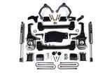 6 Inch Lift Kit For 25-Up Silverado/Sierra 1500 Custom/LT/LTZ/PPV/RST/WT/Elevation/PRO/SLE/SLT 4WD 5 Inch Rear Block Spacer Front Fox 2.0 ADV Series Rear Shock Zone Offroad