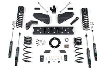 Cargar imagen en el visor de la galería, 19-24 RAM 2500 5.5 Inch Radius Arm Bracket 4.5 Inch Rear Coil Gas 6-Bolt T-Case Nitro Shocks Zone Offroad