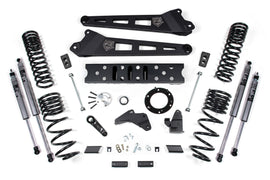19-24 RAM 2500 5.5 Inch Radius Arm 4.5 Inch Rear Coils Gas 6-Bolt T-Case Fox Adventure Shocks Zone Offroad