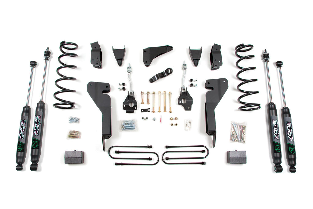 05-07 RAM 2500 Powerwagon 4WD 4 Inch Lift Kit With Nitro Shocks Zone Offroad